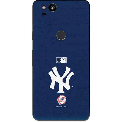MLB New York Yankees - Solid Distressed Google Pixel 2 Skin